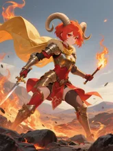 黄道十二星座擬人化(おひつじ、おうし、ふたご、かに、しし、おとめ、てんびん、さそり、いて、やぎ、みずがめ、うお) — SUPP24187848さんのAIイラスト