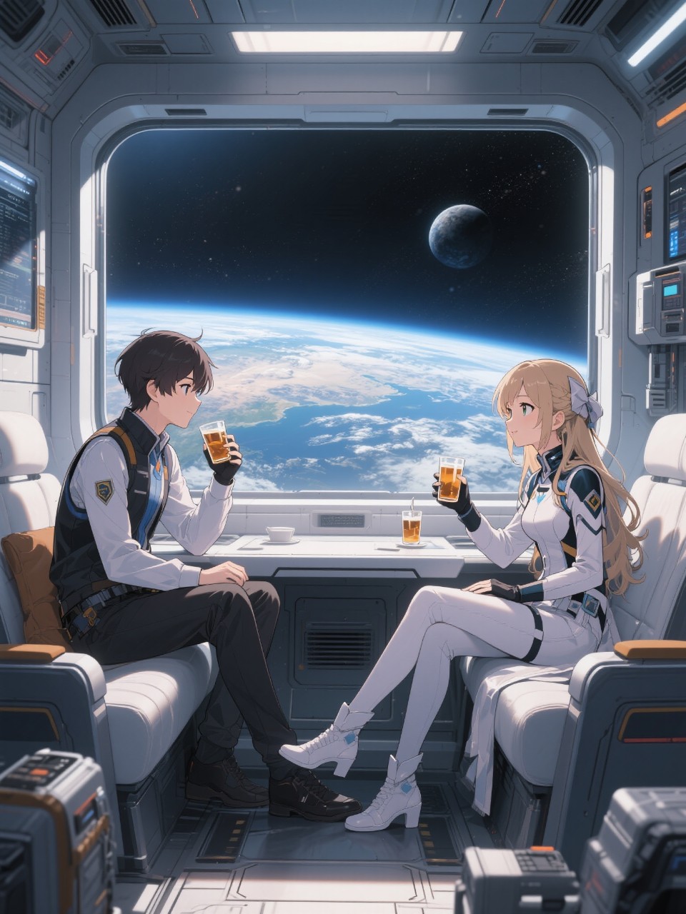 新婚旅行は宇宙で。