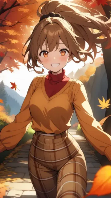 E 紅葉彩る