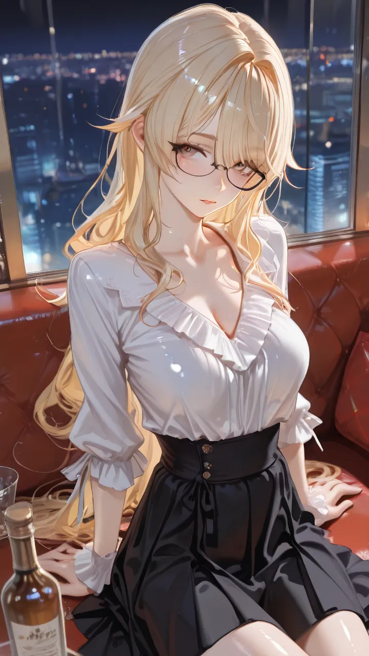 ほろ酔い彼女 — voceさんのAIイラスト