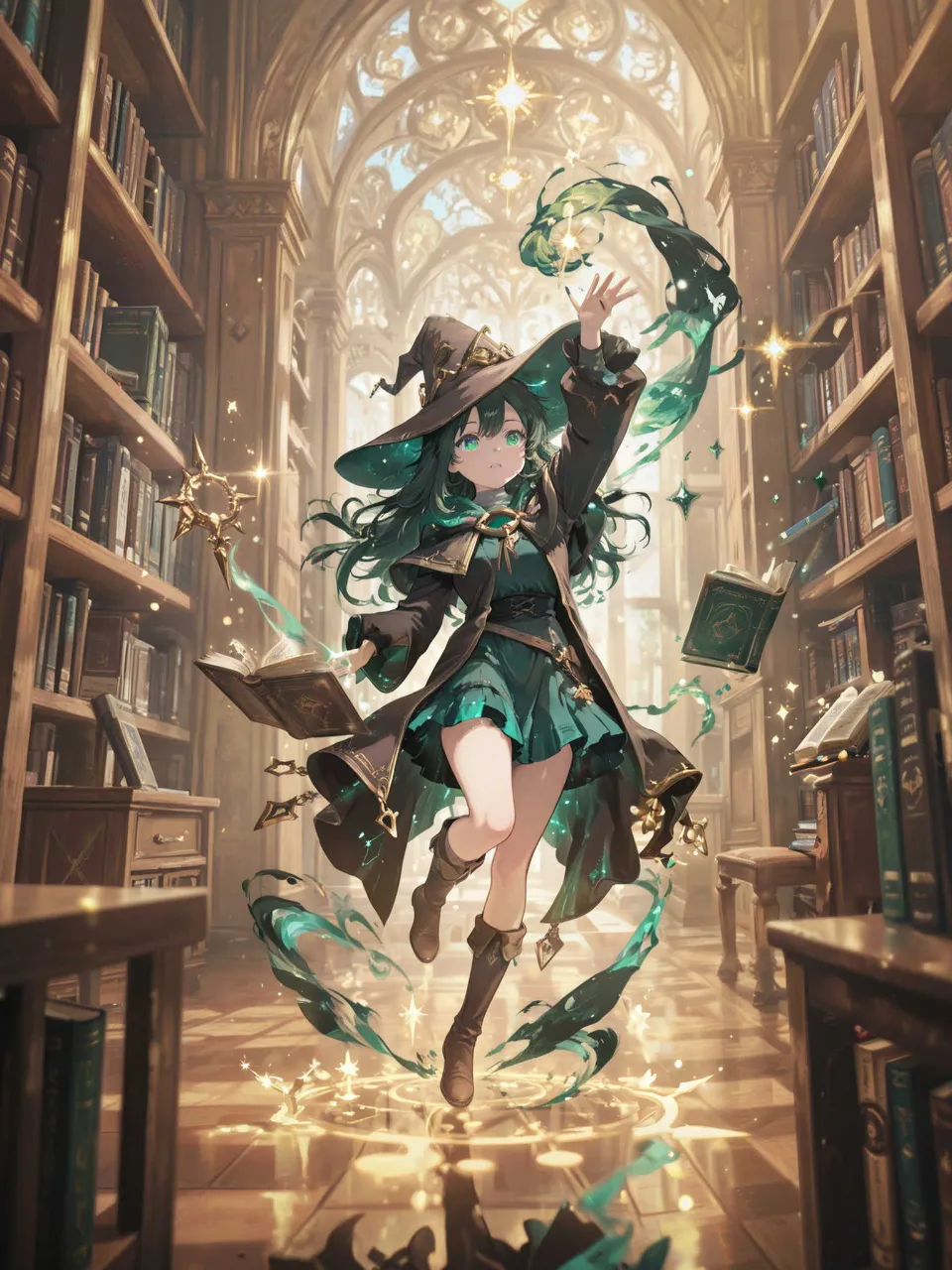 星々が眠る書庫 — ひーたろーさんのAIイラスト