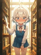 秋の図書室·前かがみの影 の投稿作品