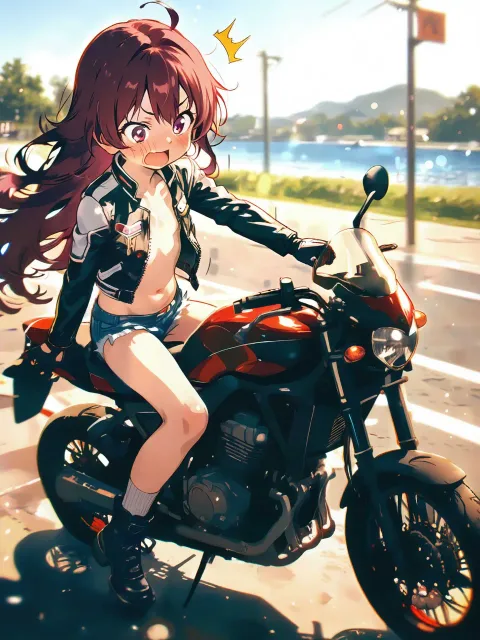 暴走族、特攻服、バイク