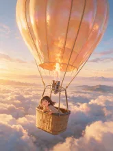 気球の旅·ふわり大空へ の投稿作品