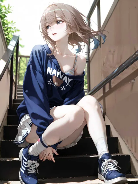 photorealistic、(1girl:1.3) - スウェット