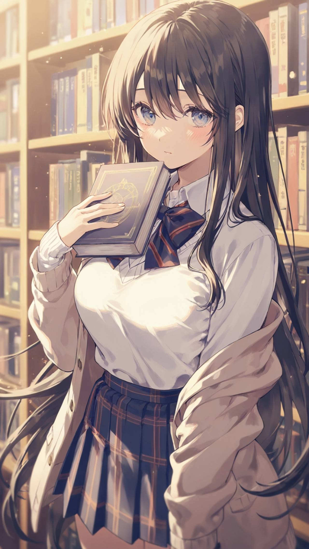 図書委員長。 — addmin 12-5さんのAIイラスト