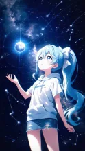 星の海の水色