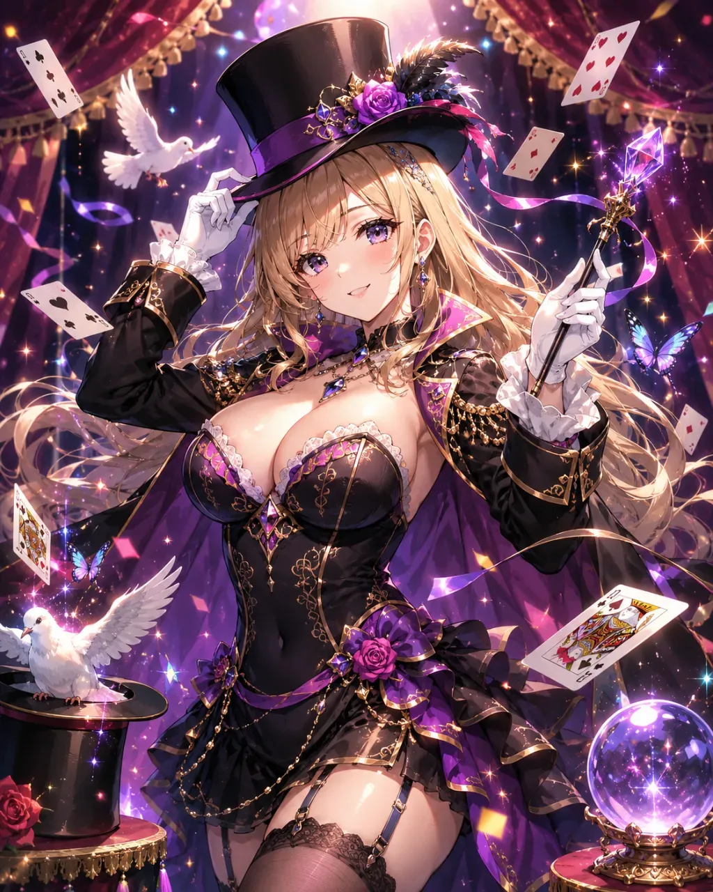 受賞作品:女性マジシャン
