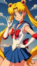 Sailor Moon 🌙 ❤️💙💛 #SailorMoon — Gabrielle WilliamsさんのAIイラスト