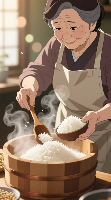 母の炊いたご飯は何故か美味しい