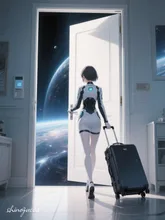 家から別世界へ