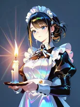 旦那様。灯りを持って参りました。