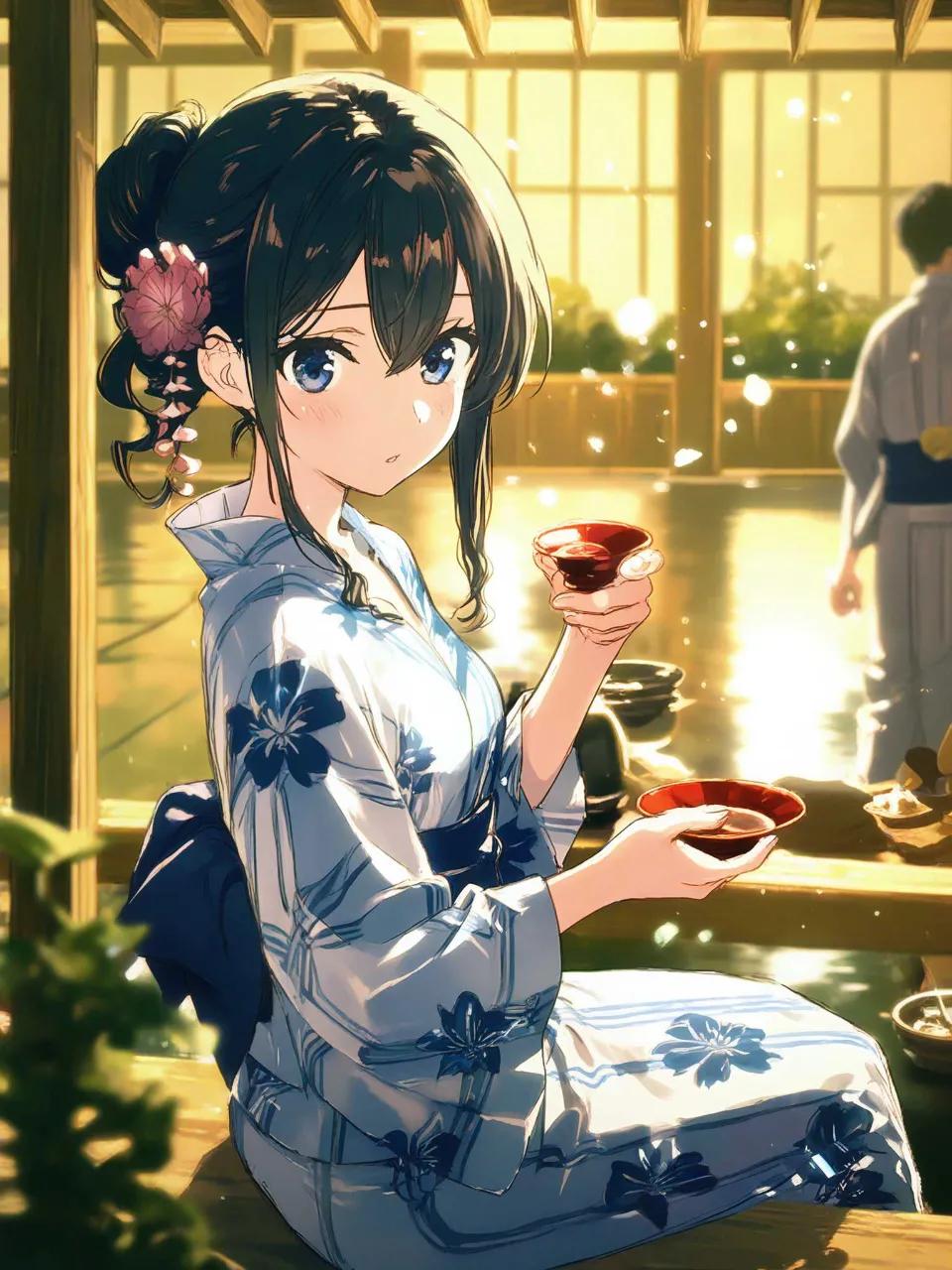 川床で一杯いかが?
