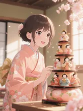 画像生成チャレンジ·ひな祭り の投稿作品