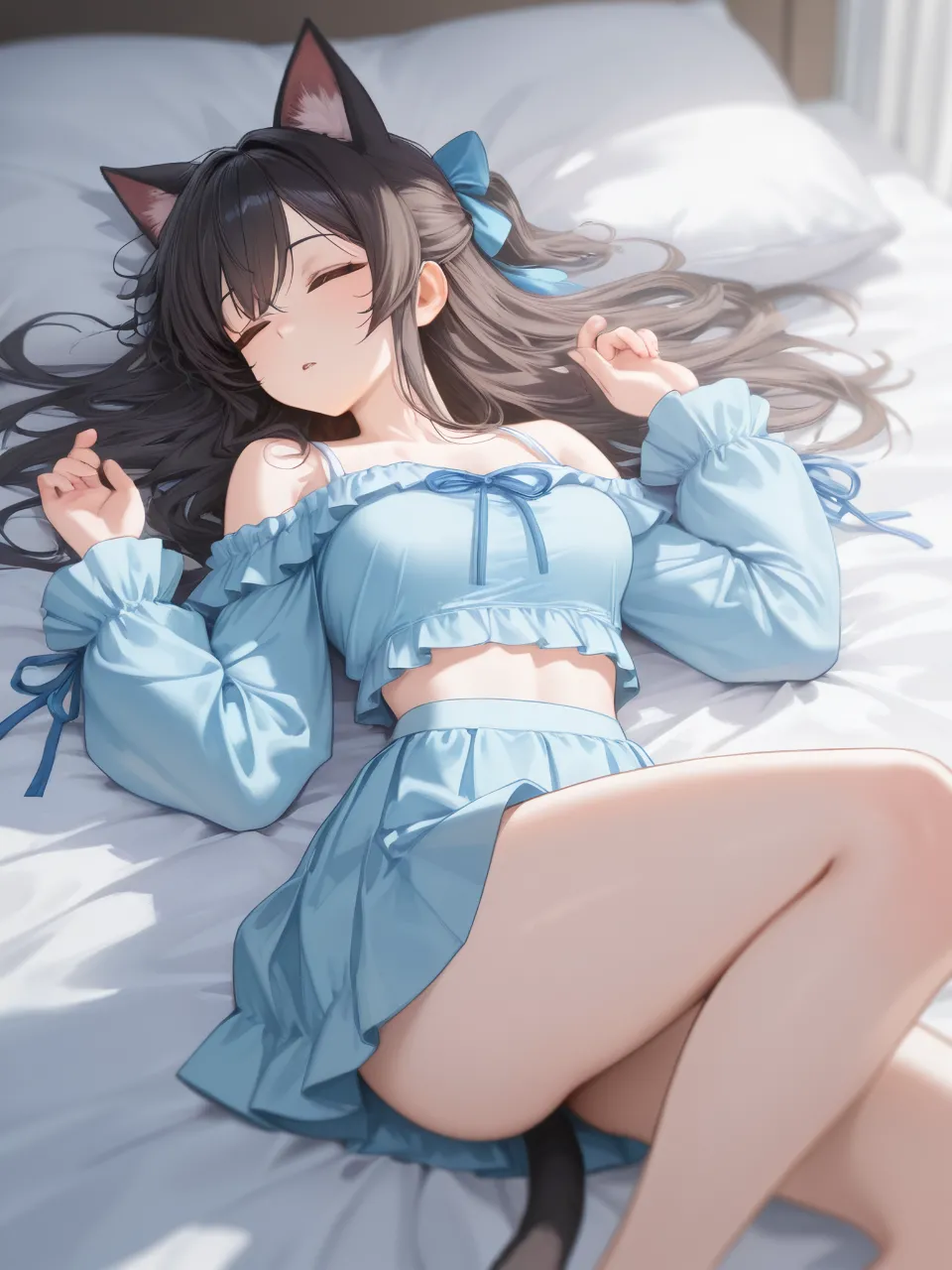 寝ている彼女 — otaku127さんのAIイラスト