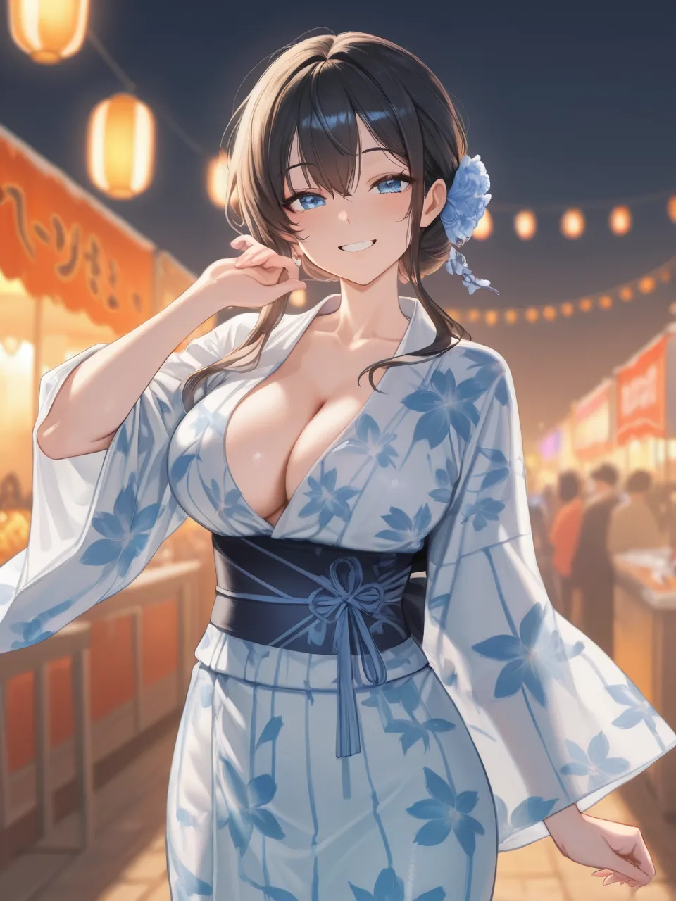 藍色の夜、君の隣で