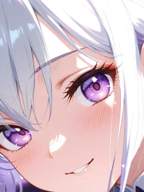 A dreamlike and adorable girl… - 八重歯 vs ほくろ