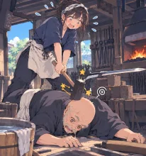刀鍛冶·火花と槌の音 の投稿作品