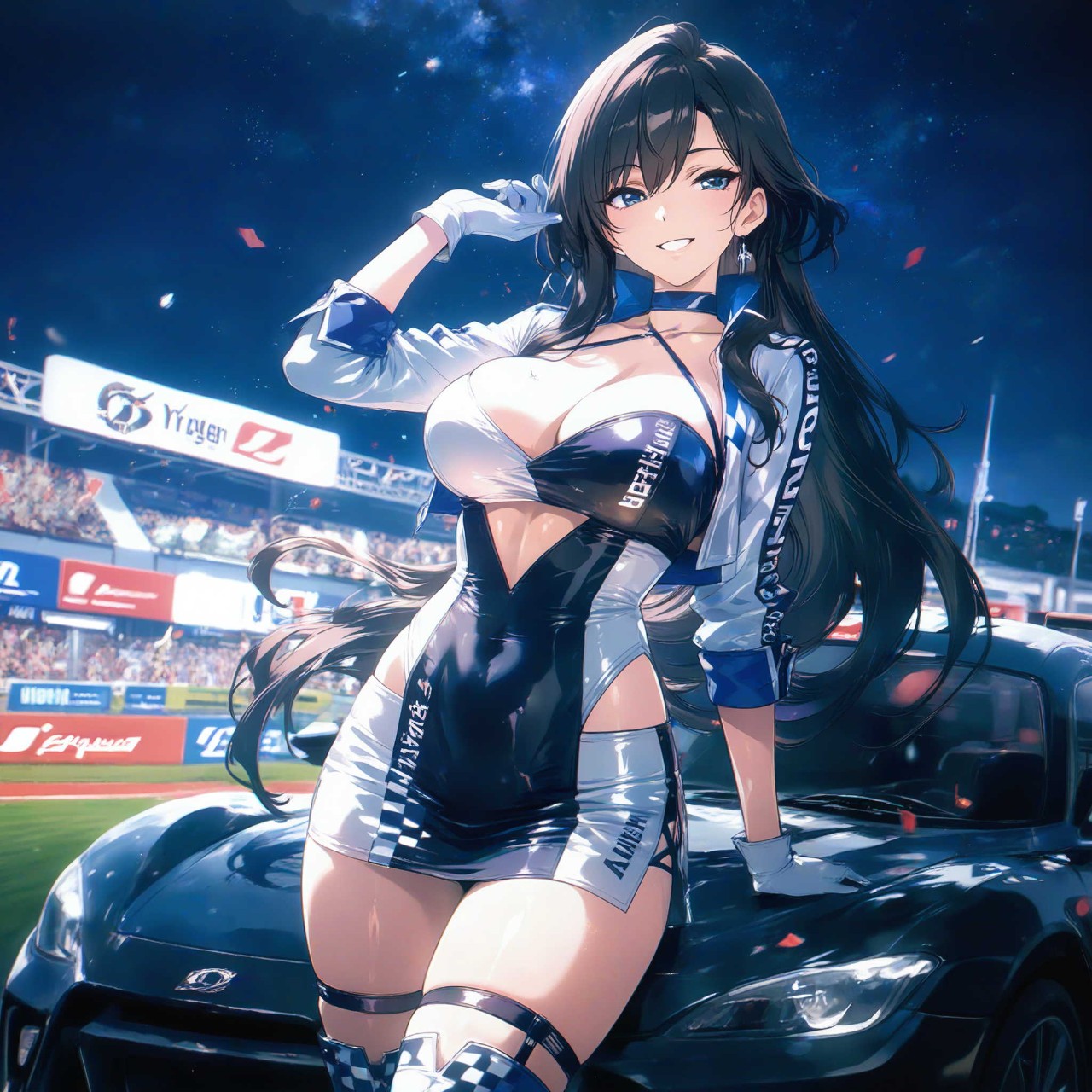 ナイトレース会場レースクイーン — 衛宮家の一族さんのAIイラスト