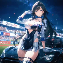 ナイトレース会場レースクイーン — 衛宮家の一族さんのAIイラスト
