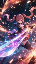 魔法剣士・斬撃