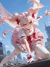 戦う魔法少女☆ピンクハートニャンミー — りあさんのAIイラスト