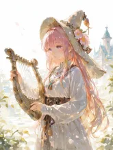 水彩画の吟遊詩人