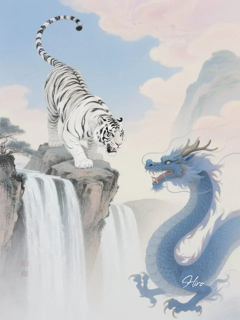 白虎対青龍