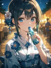 縁日とラムネ — 縁日イラストのAIイラスト｜SUPPART