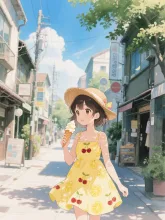初夏のワンピース·初夏チャレンジ の投稿作品