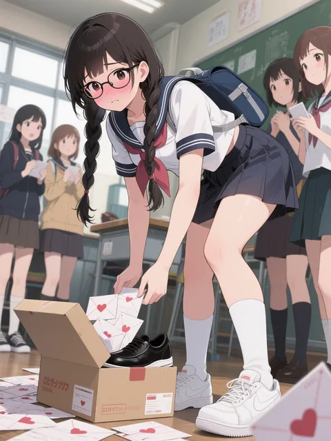 下駄箱が出なくてボツ
