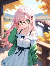 沙苗「そろそろ肩出すと寒いわね……」