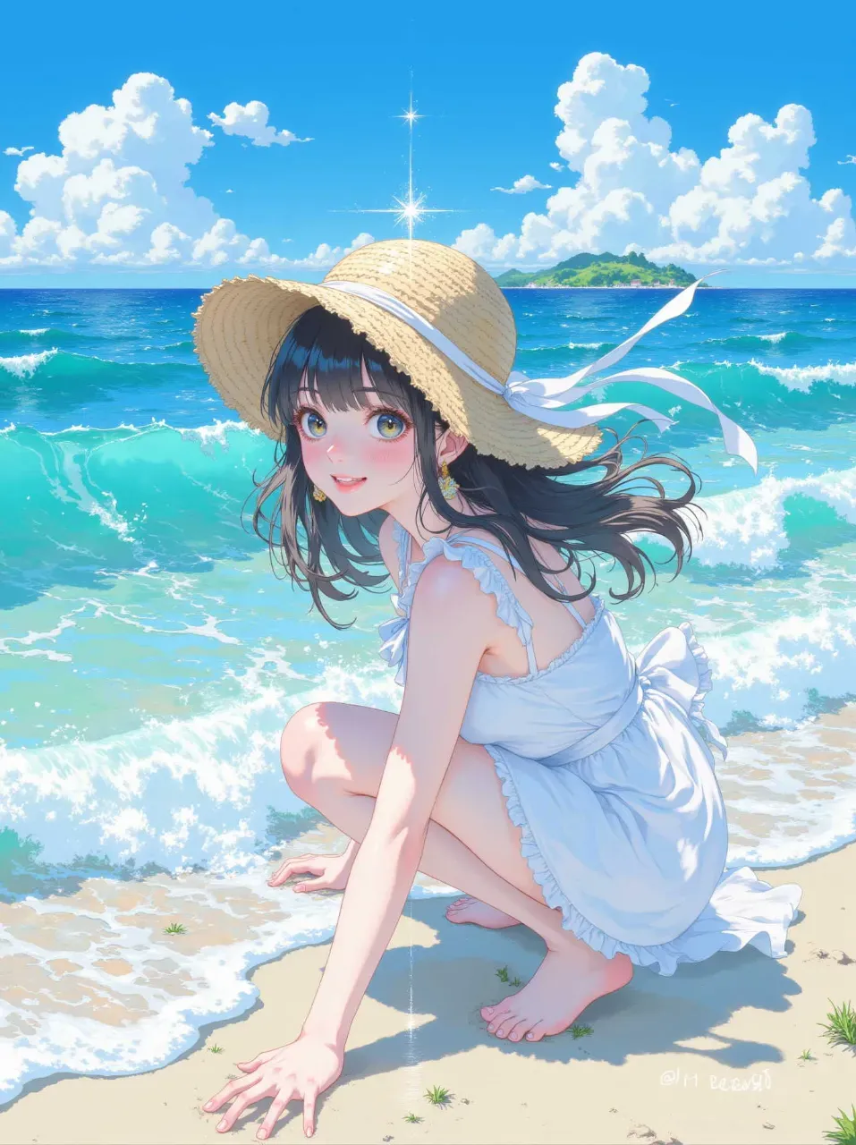冷たくて気持ちいいよ。