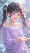 雨と笑顔のワンシーン　4