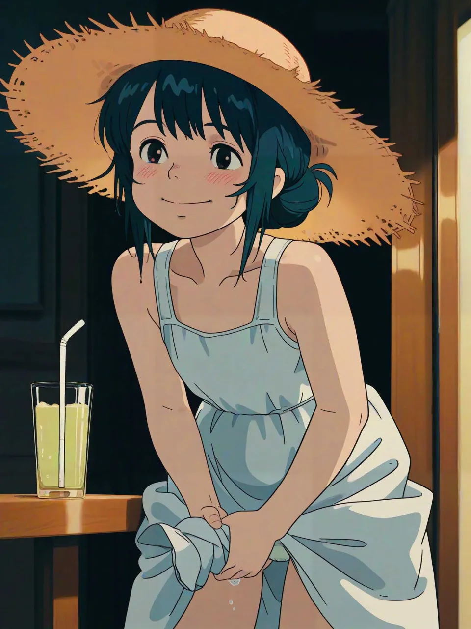 濡れ透け男の娘①
