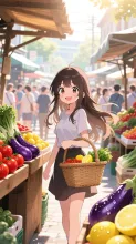 初夏の朝市·初夏チャレンジ の投稿作品
