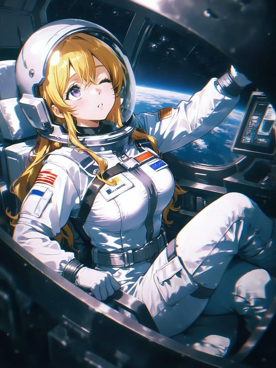 幻月の再光プロ - 女性宇宙飛行士 / 詩織