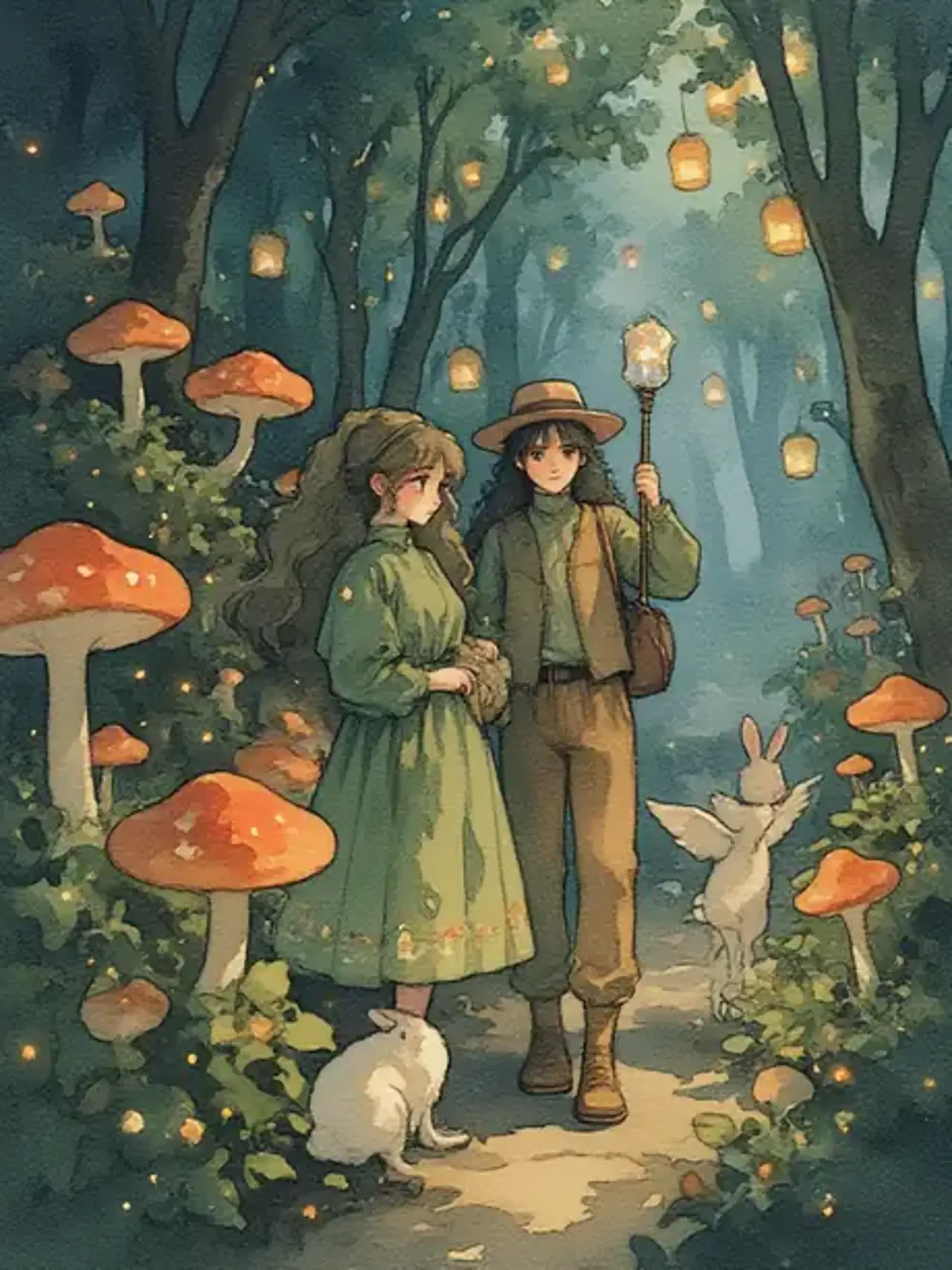 Enchanted Forest Explorers — rei_26さんのAIイラスト