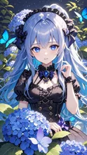 紫陽花 — moonrose5310さんのAIイラスト