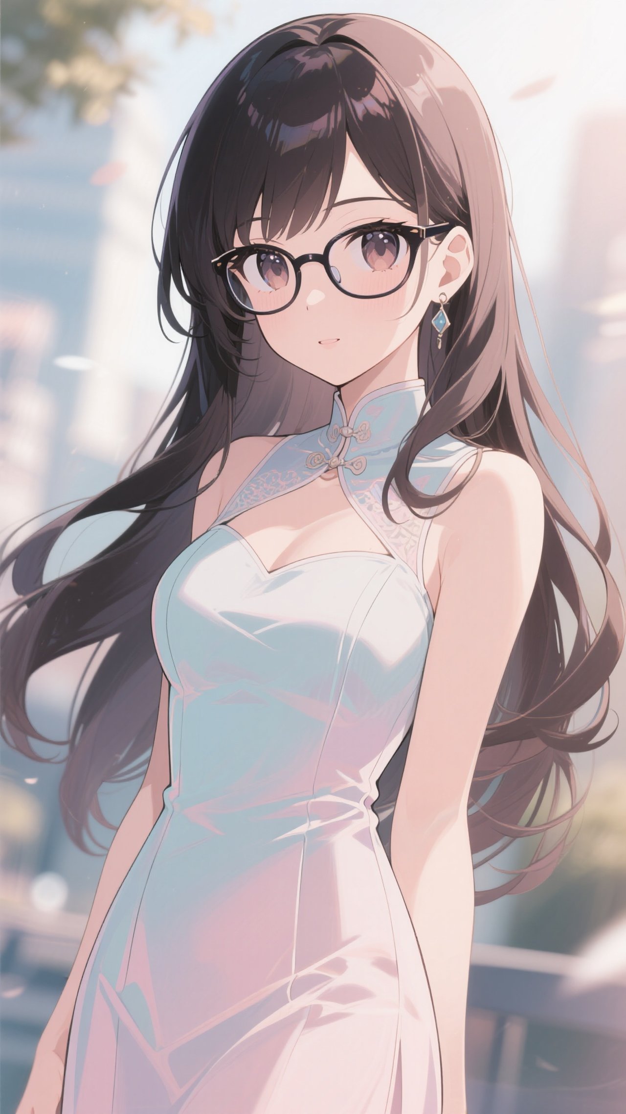 上品なメガネ