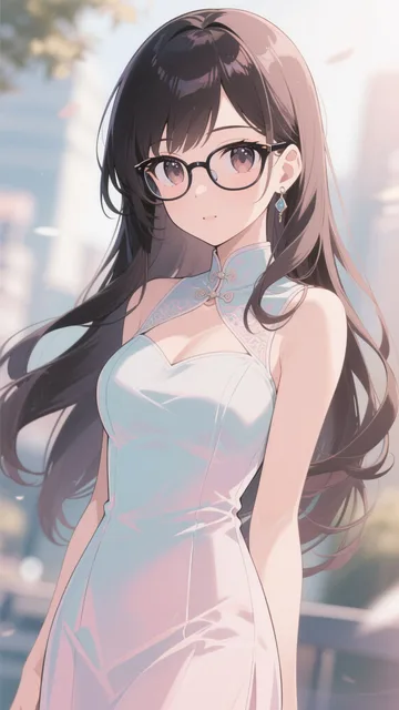 上品なメガネ