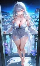 月明かりの下 — ツナおにぎり💖さんのAIイラスト