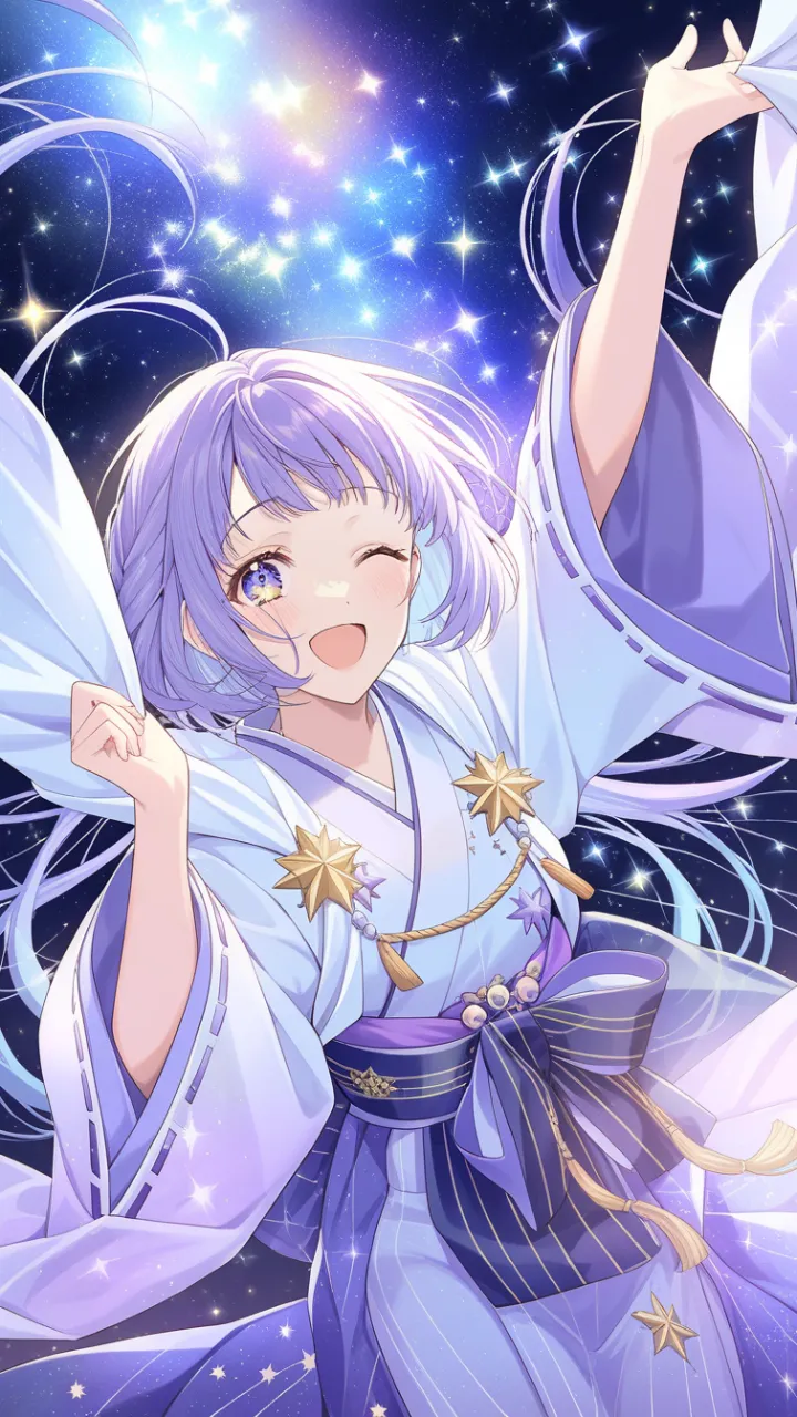 D　星降る夜の羽衣