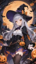 魔女っ子 — 銀髪イラストのAIイラスト｜SUPPART