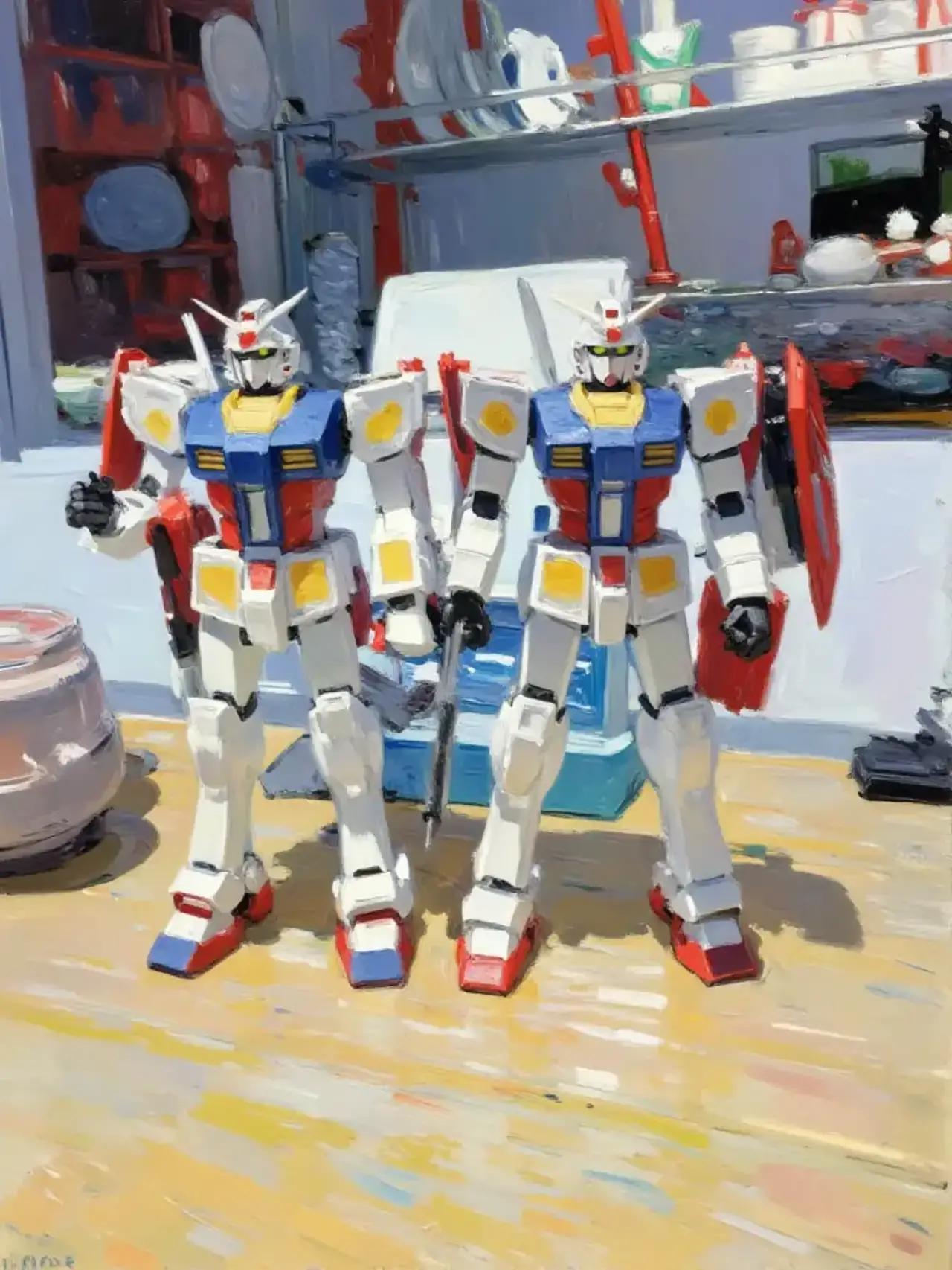 ガンダム? — Mitsuhiro NishitaniさんのAIイラスト