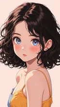 天然パーマだけど まとまってる