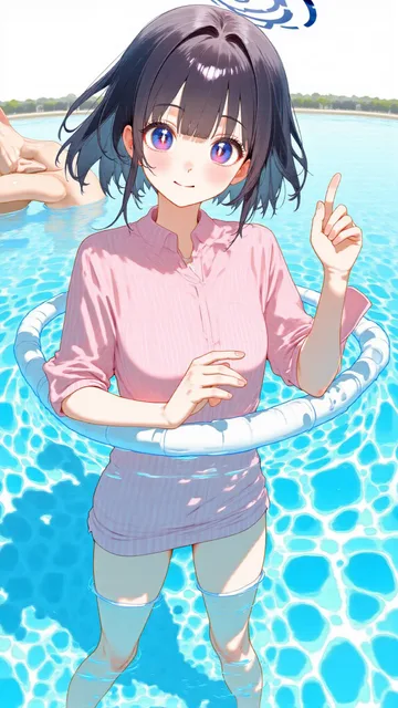 透け感のあるアニメ - なの豆