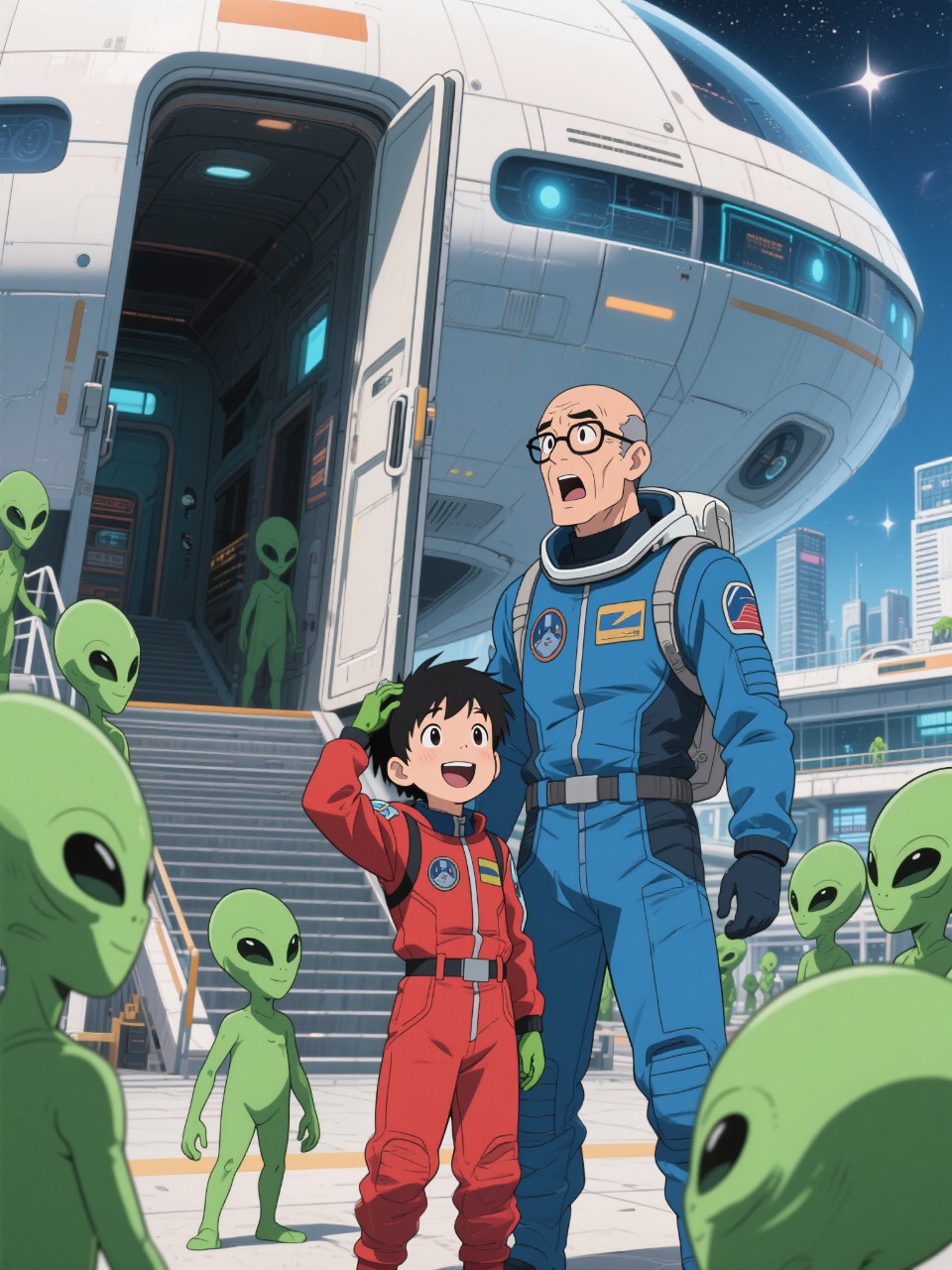 ココがオマエの星なのか？ッテ。ホントに連れて来られちまっまたァ…！