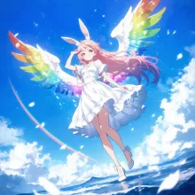 空に溶けた、七色の約束