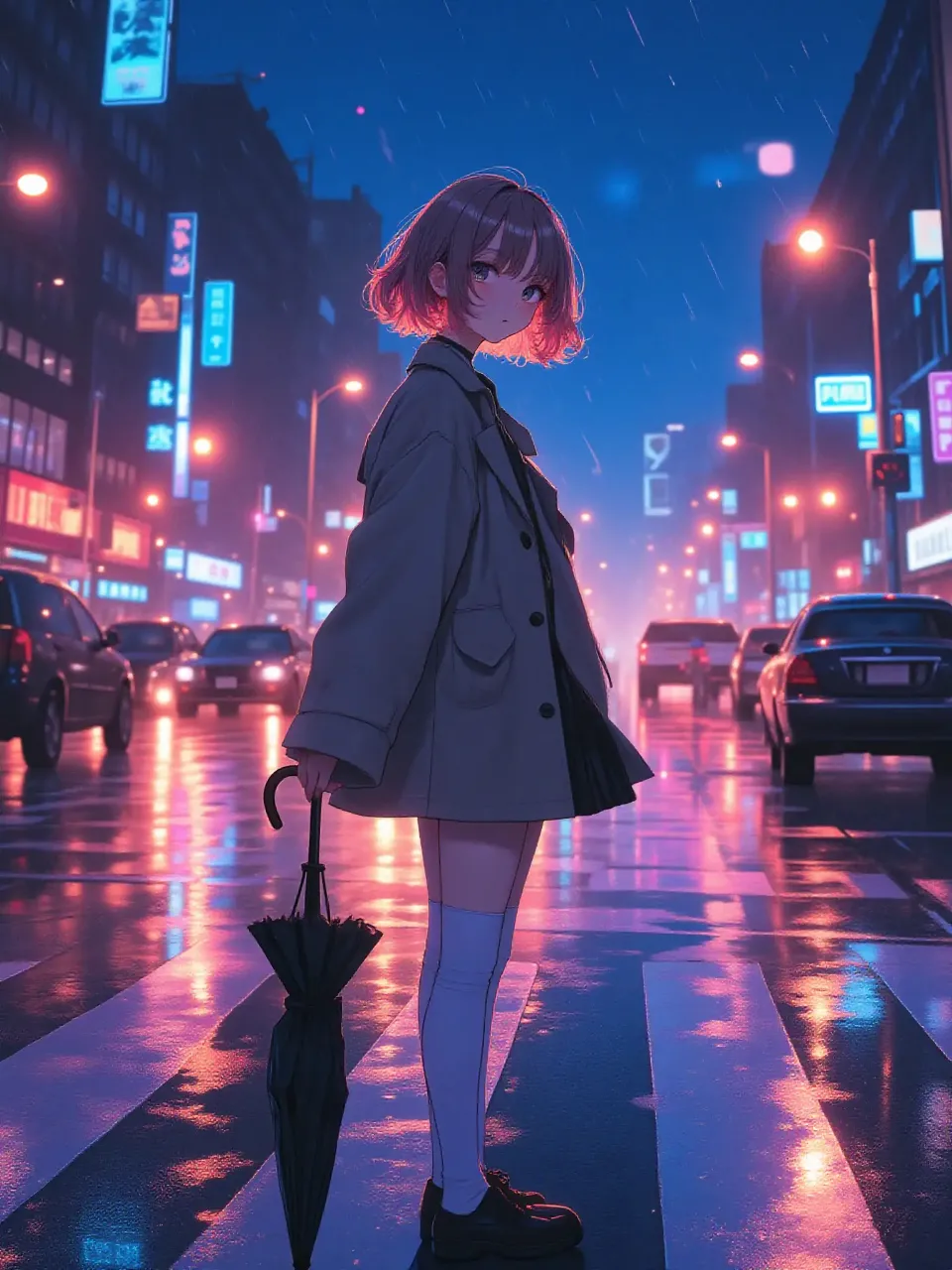 夜に溶けていく